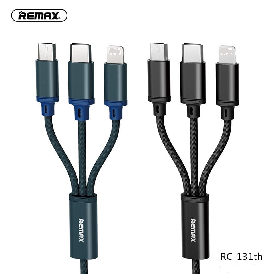 Cáp sạc đa năng 3 in 1 Remax RC-131th