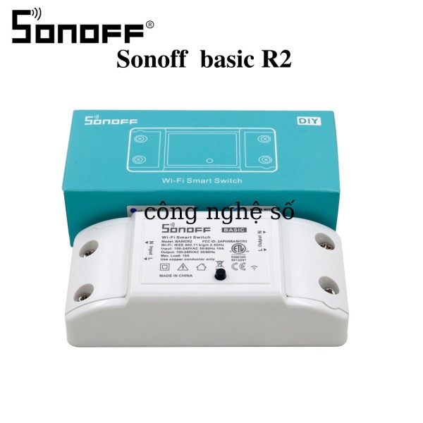 Sonoff basic R2 công tắc điều khiển Wifi 3G 4G cho nhà thông minh