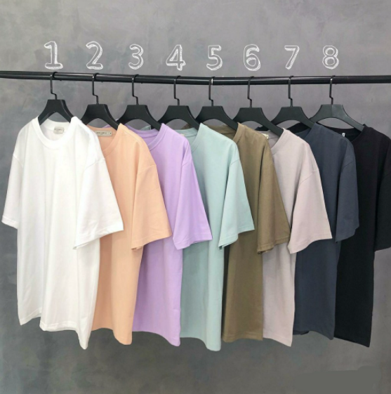 ÁO THUN TRƠN OVERSIZE ĐỦ MÀU UNISEX (16 Màu)