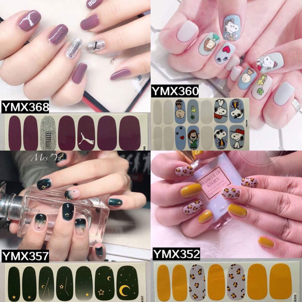 Bộ Dán Móng Tay Nhiều Mẫu Lựa Chọn Gồm 14 Miếng Dán Chắc Chắn Không Thấm Nước