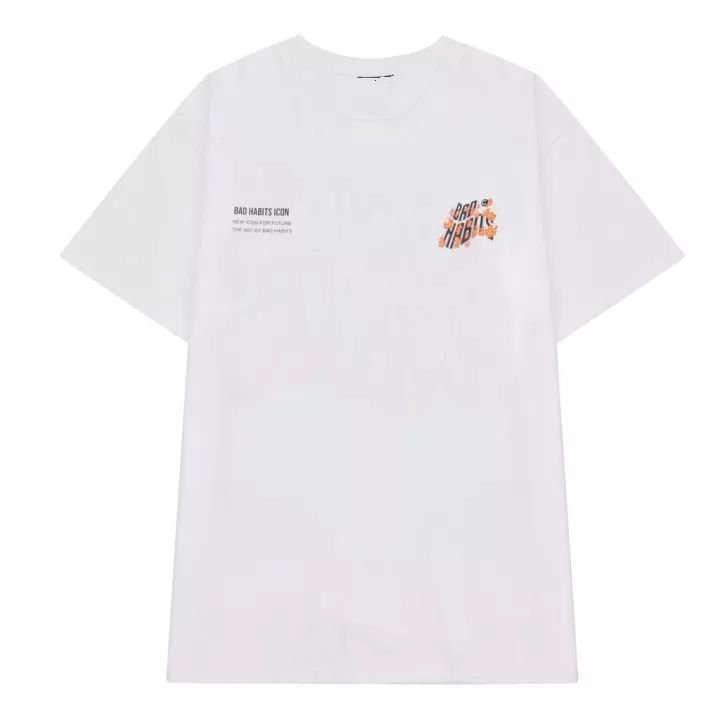 Áo thun Bad Habits FIRE LOGO