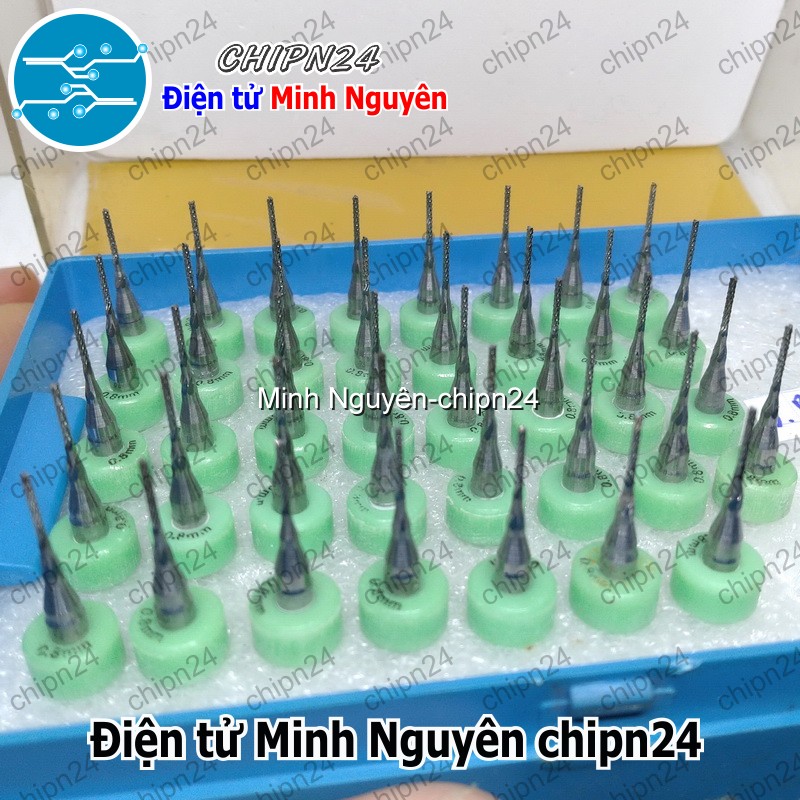 [1 cây] Mũi phay mạch in CNC 0.8mm (Mạch điện tử, PCB) - HH000979