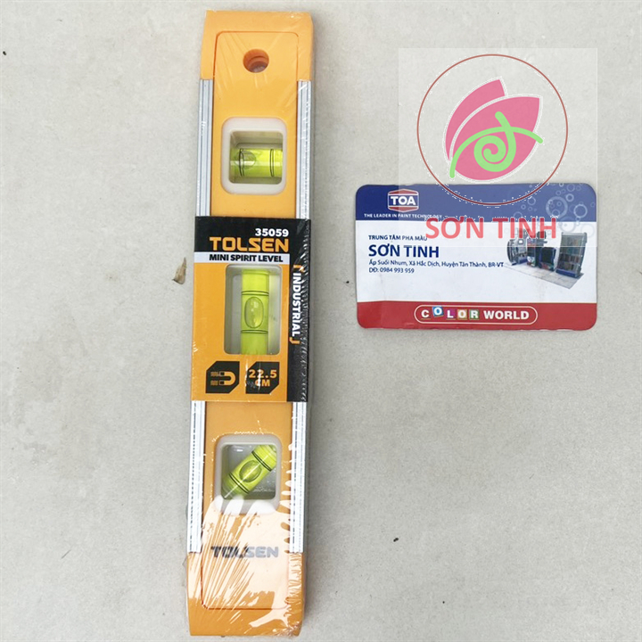 Thước thủy có từ 225mm tolsen 35059