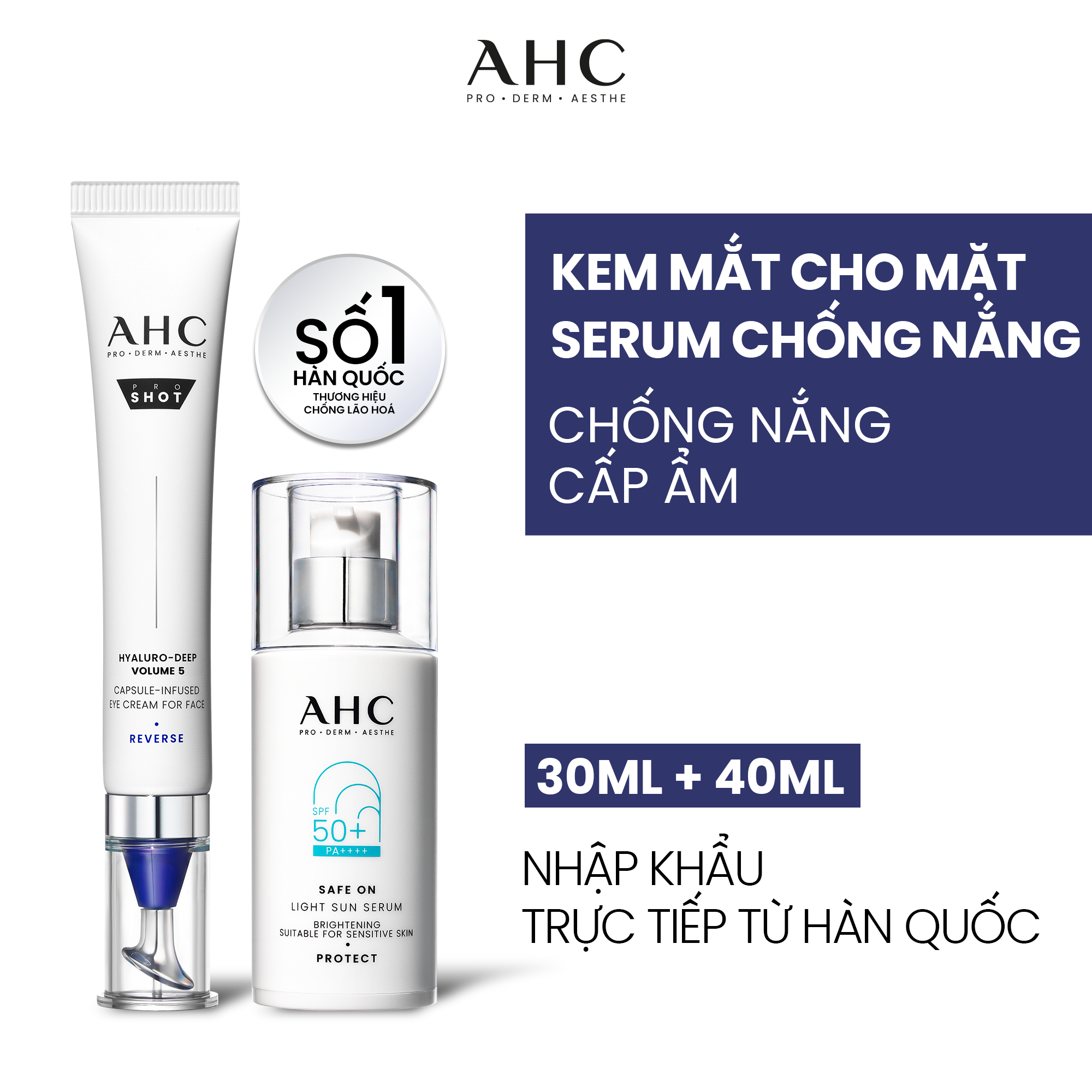 Bộ đôi Kem mắt cho mặt + Serum&hellip;