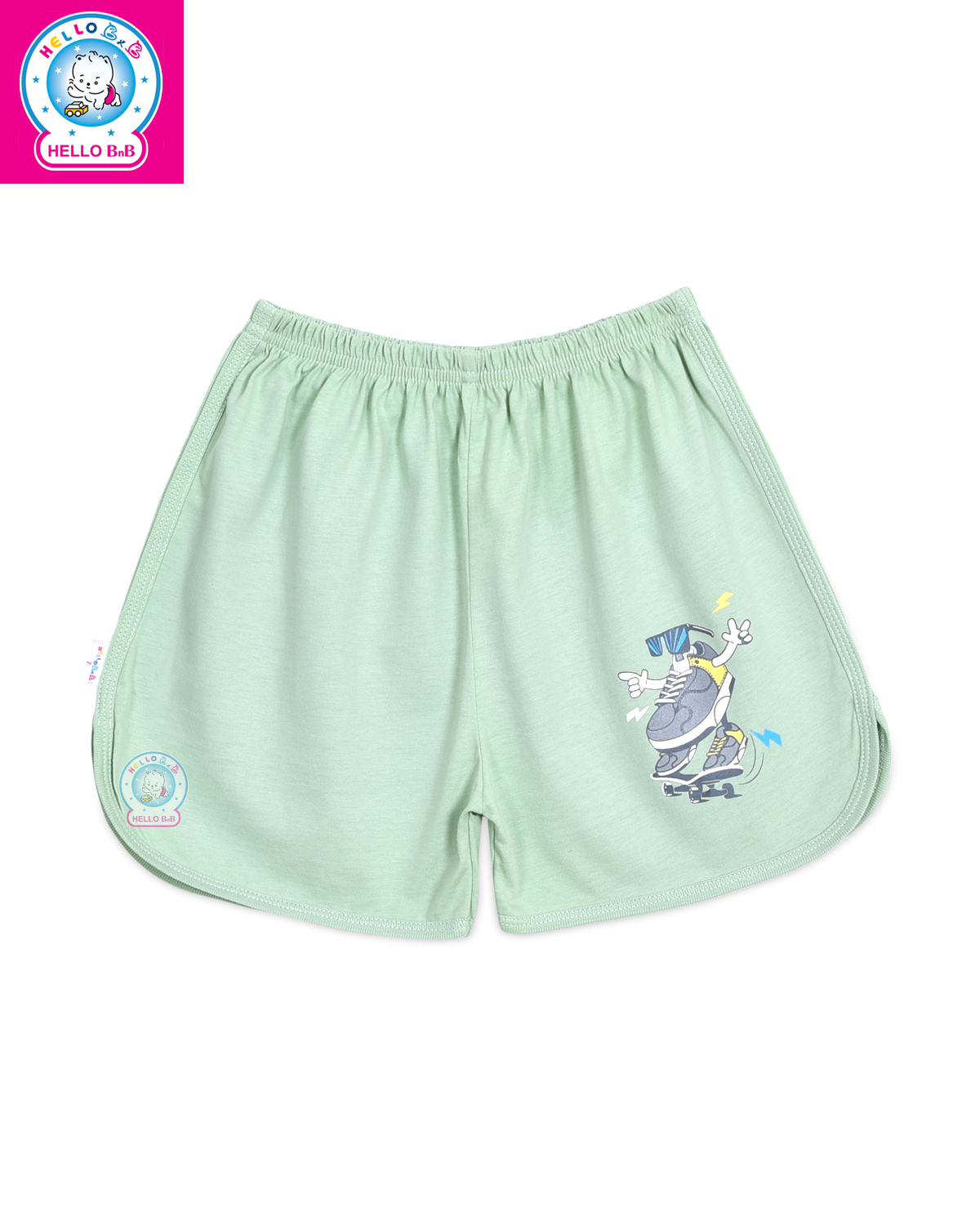 Quần short viền QL0196 - HELLO BnB (màu và hình in ngẫu nhiên)