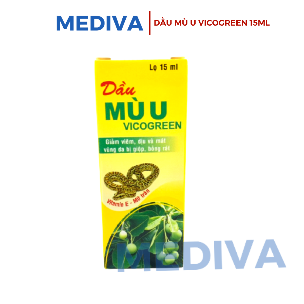 Dầu mù u Vicogreen 15ml