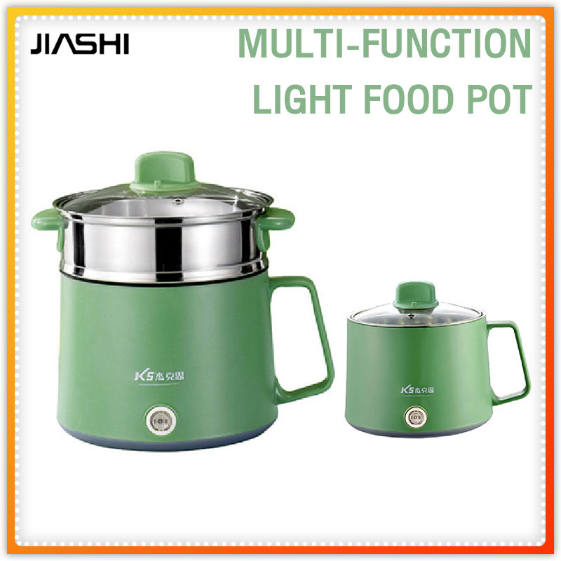 JIASHI Multi-purpose electric cooking pot dormitory electric hot pot noodle pot mini electric frying pan