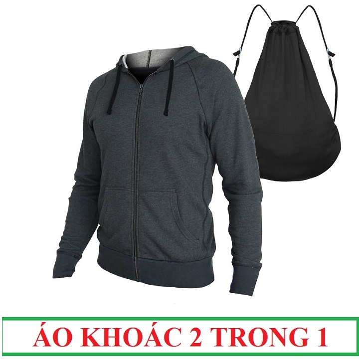 [HCM]ÁO KHOÁC NAM 2 TRONG 1