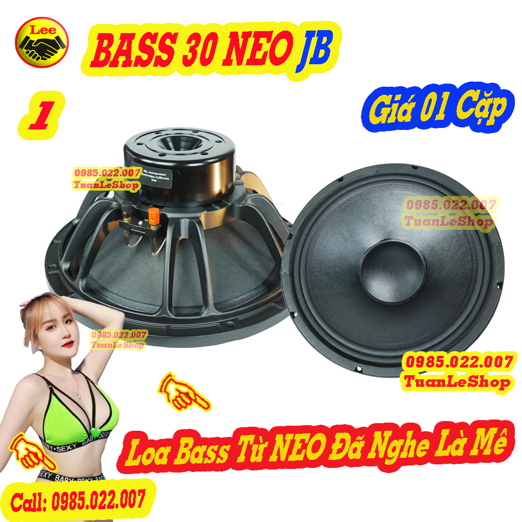 02 loa bass 30 từ neo 120mm jb coil 76mm – 02 loa bass 3 tấc từ neo