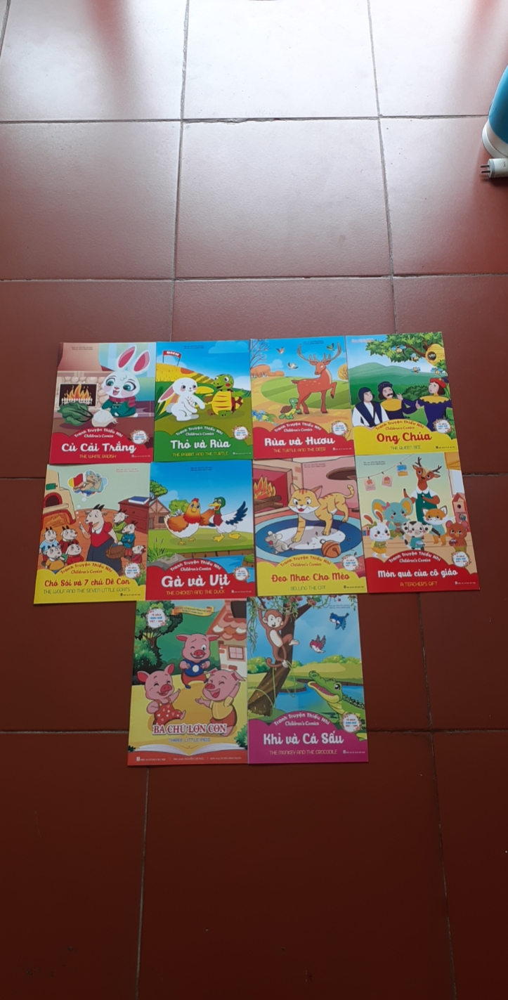 Sách Tranh Truyện Thiếu Nhi Chọn Lọc (Bộ 10 Cuốn)