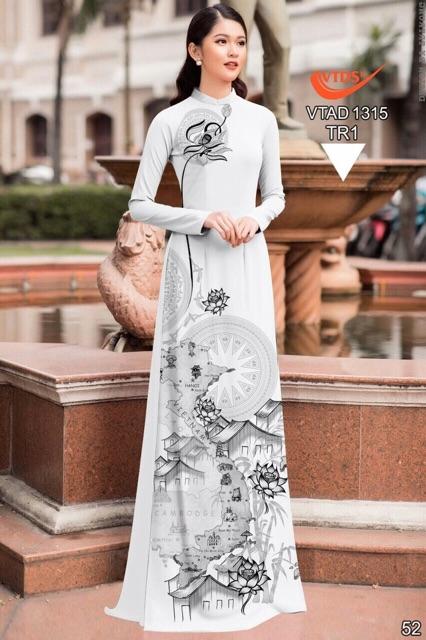 [HCM]Vải áo dài phong cảnh