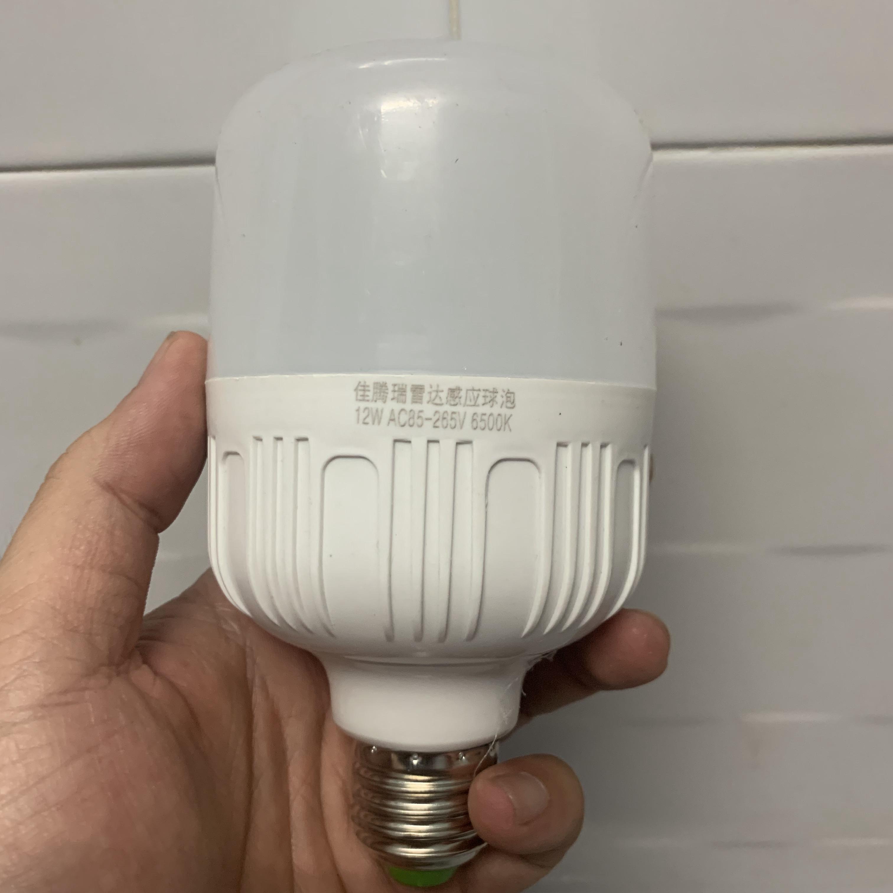Đèn led cảm ứng chuyển động - 12w búp led