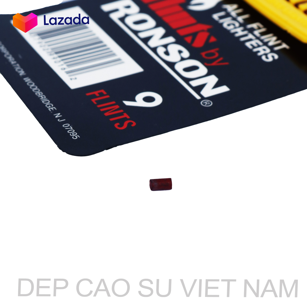 [HCM]Đá Zippo Chính Hãng - Đá Đỏ Ronson Vỉ 9 Viên