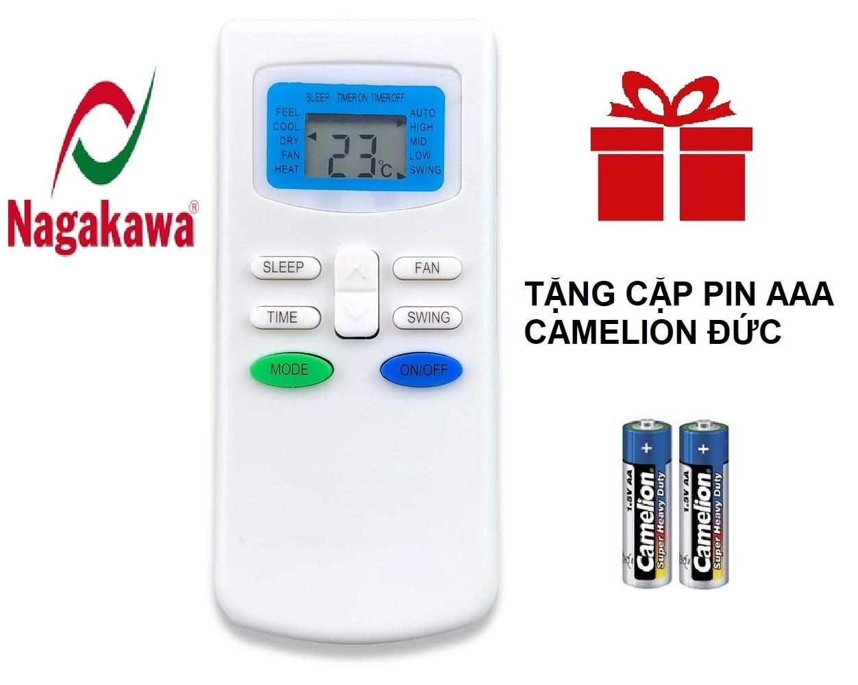 [HCM]Remote máy lạnh NAGAKAWA mẫu 2 - Điều khiển điều hòa NAGAKAWA - ĐIỆN TỬ TUỆ LÂM