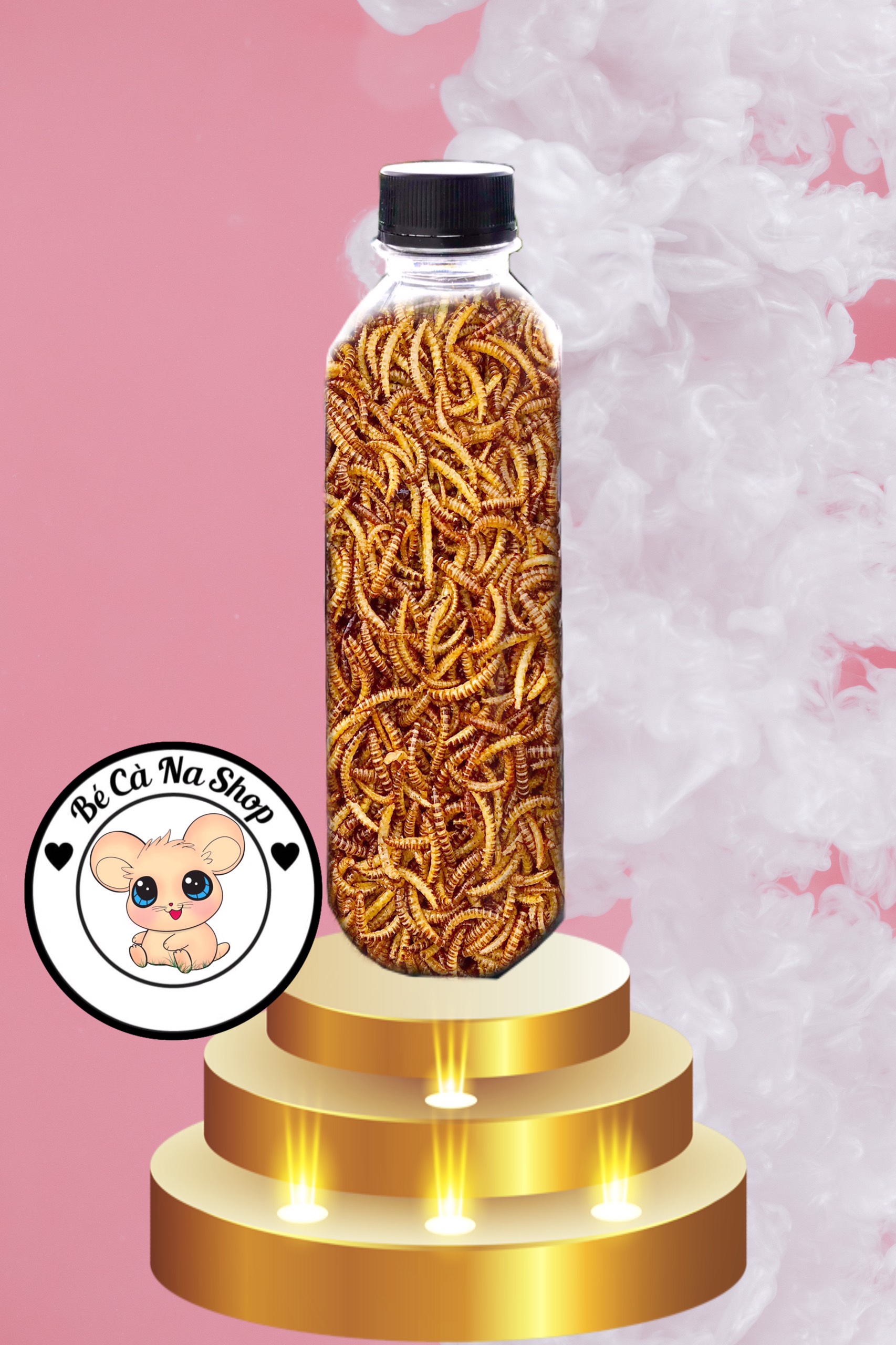 sâu gạo mini rang bơ cho hamster