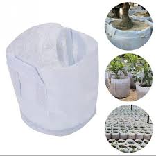 5 Túi Vải Địa Không Dệt có 2 quai xách trồng cây loại 1 ( 30x35 ) - dể ươm trồng cây