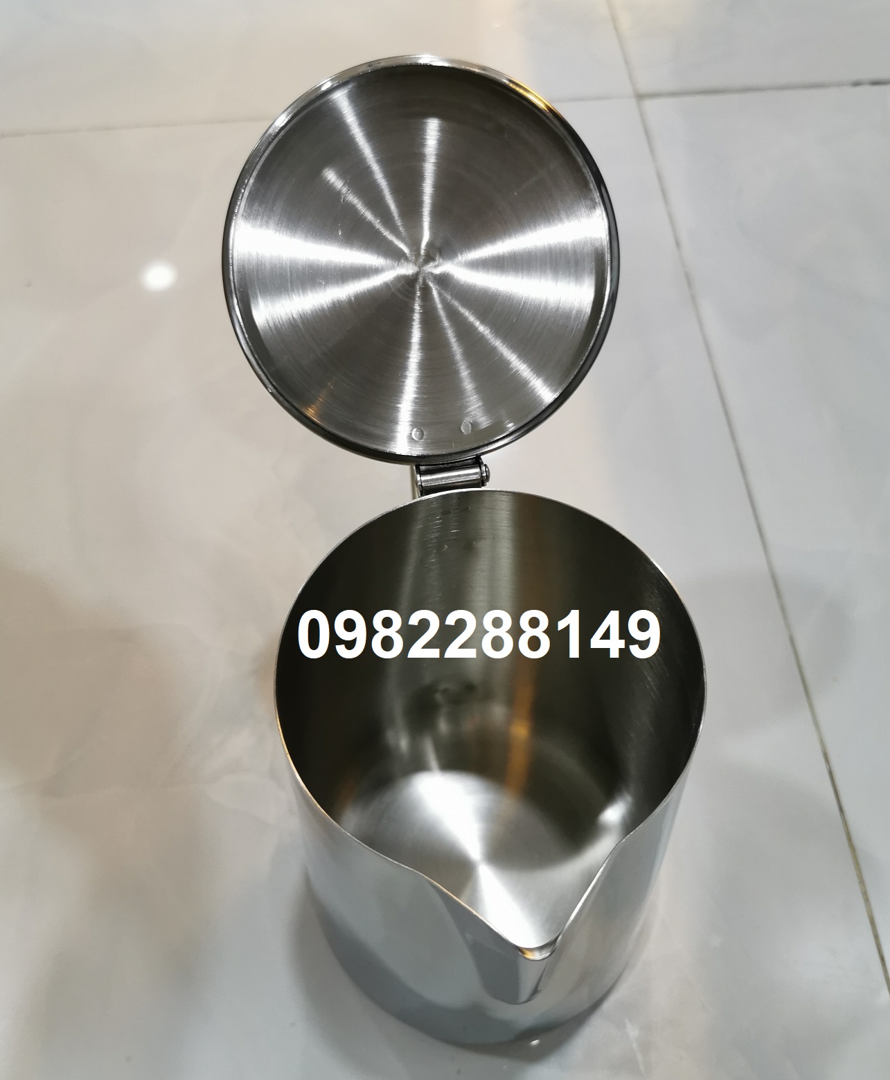 CA ĐÁNH SỮA INOX CAO CẤP CÓ NẮP ĐỦ DUNG TÍCH