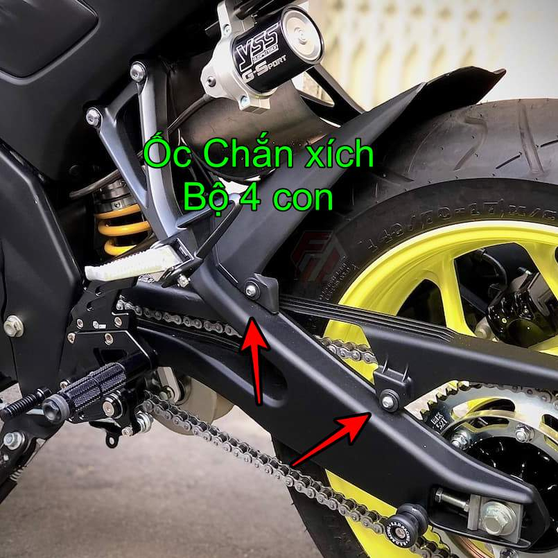 Full Ốc Titan Gr5 Xe YAMAHA R15V3 (R15 V3)