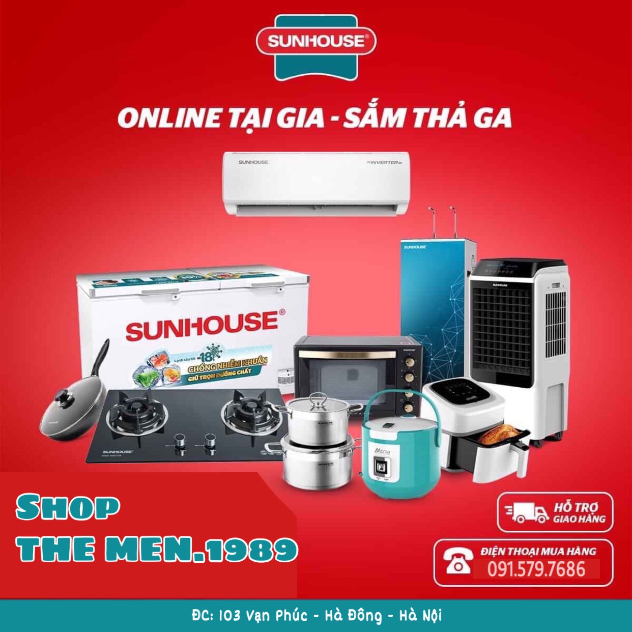 MÁY LÀM MÁT KHÔNG KHÍ SUNHOUSE SHD7734