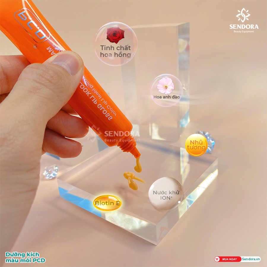 [HCM]Dưỡng PCD kích màu môi sau phun xăm