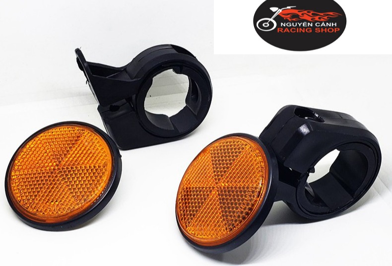 cặp mắt Mèo Phản Quang Gắn Phuộc Các loại Xe Máy (pass tròn gắn phuộc)