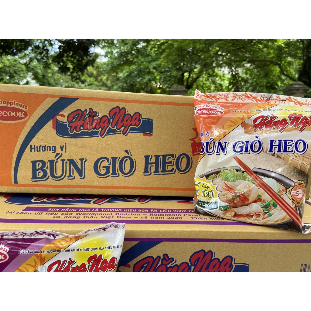 BÚN GIÒ HEO HẰNG NGA 1 THÙNG