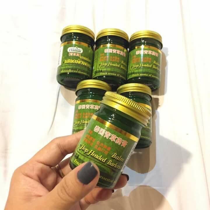Dầu cù là thơm Green Herb hũ 50gr