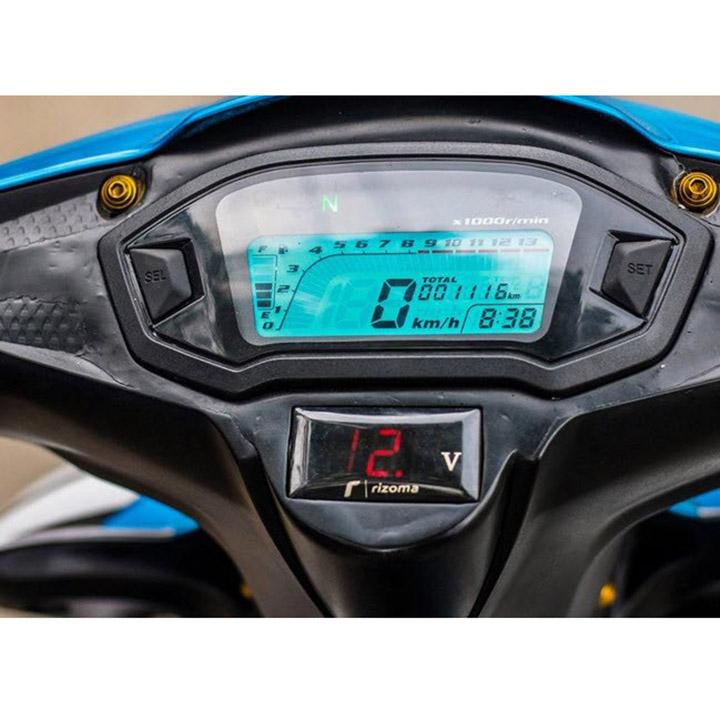 Đồng Hồ Volt Loại Dán Gắn Xe Máy [ Mẫu 1 ]