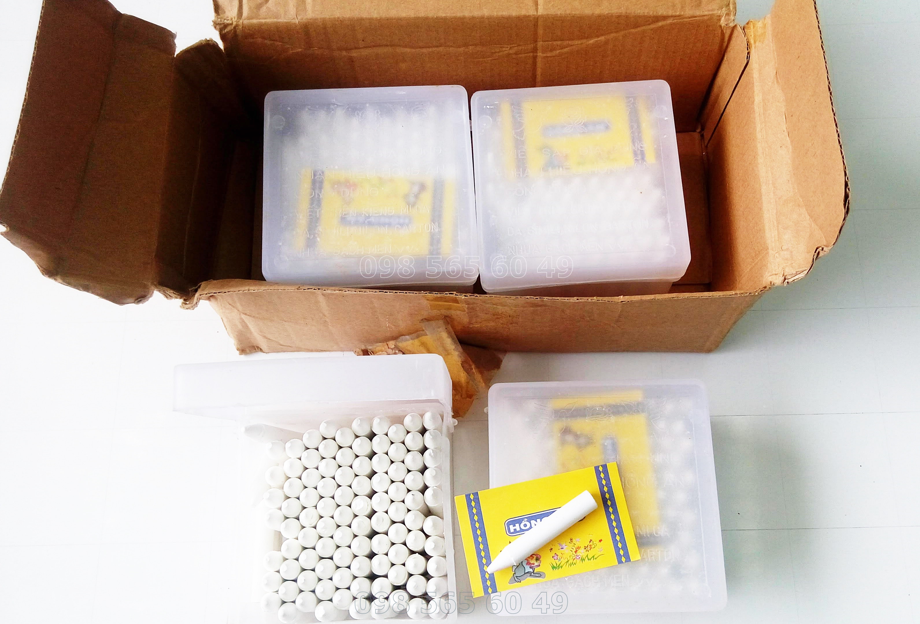 Phấn Sáp Ghi Yên Xe [ Hồng Ân - Hộp 100 Viên ]