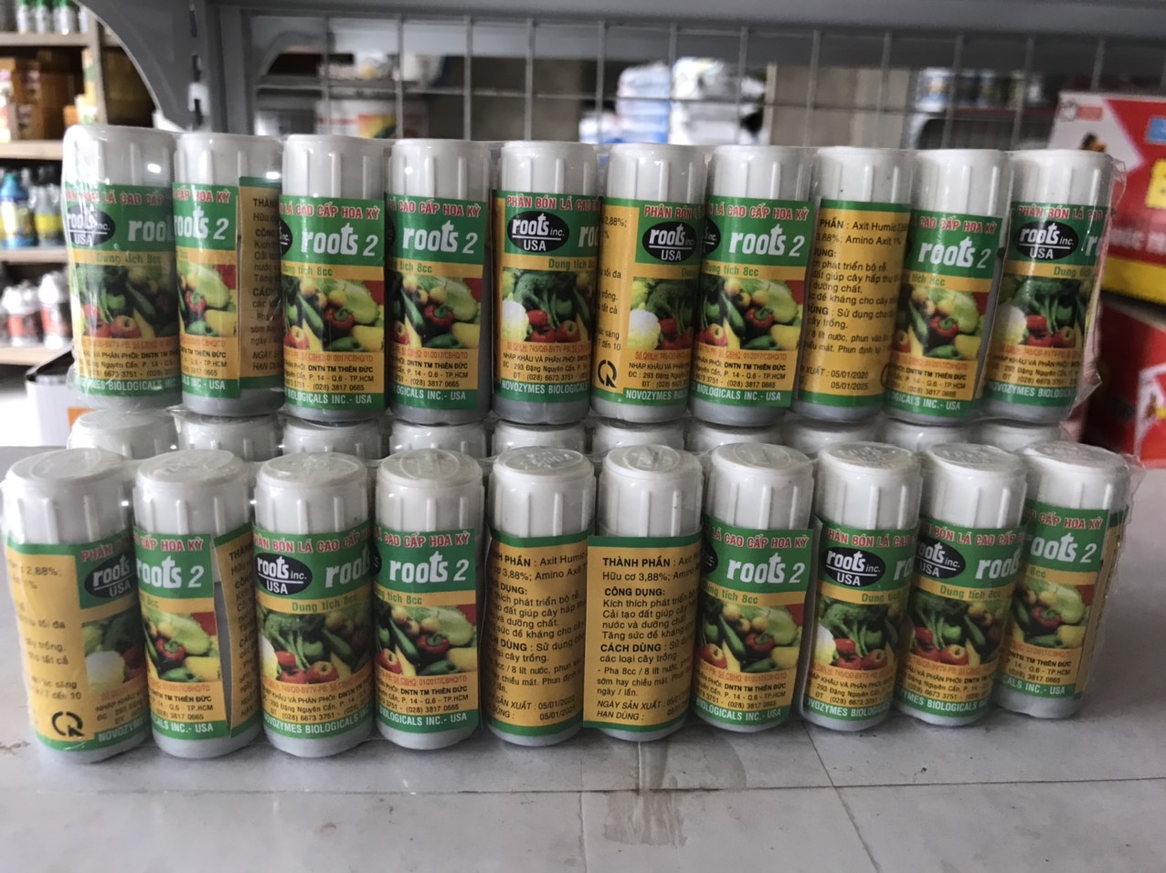 10 Ống phân bón lá cao cấp Hoa Kỳ- Roots 2 - 8ml