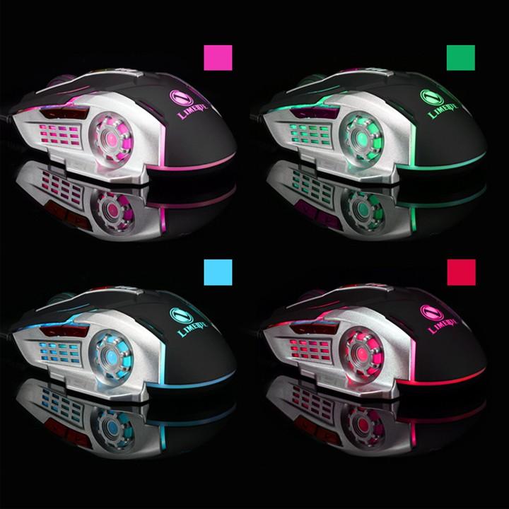 [HCM]Chuột LIMEIDE V2 Led 7 Màu Chuyên Game