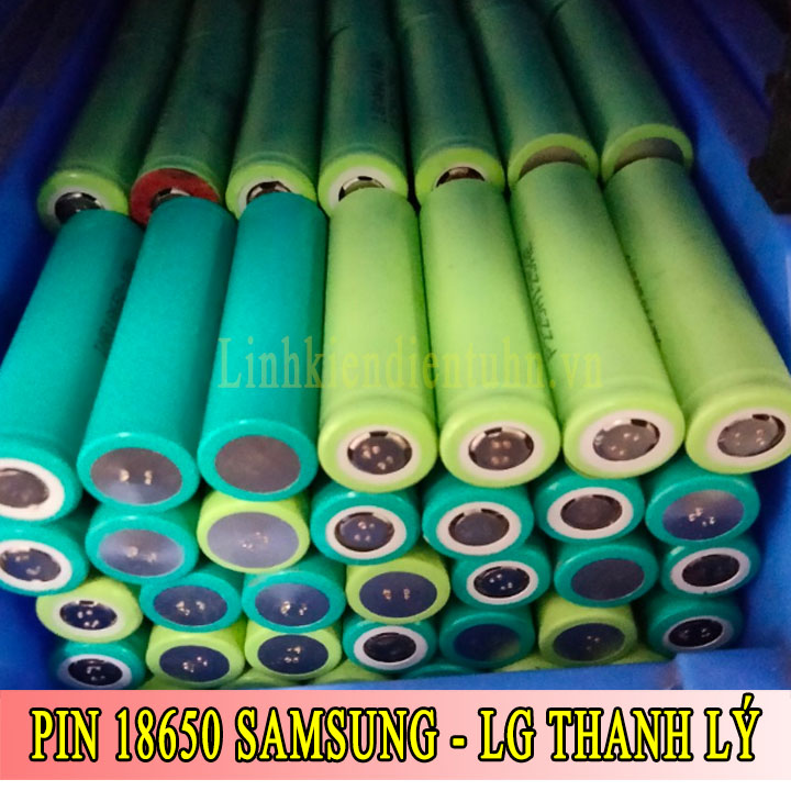Pin 18650 Samsung - LG Chất Lượng Thanh Lý