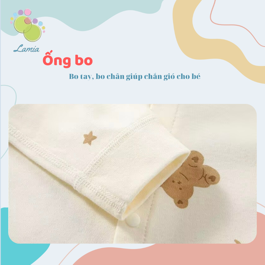 Body Thu Đông Dài Tay Cho Bé Sơ Sinh 𝟏𝟎𝐁𝐃𝐃