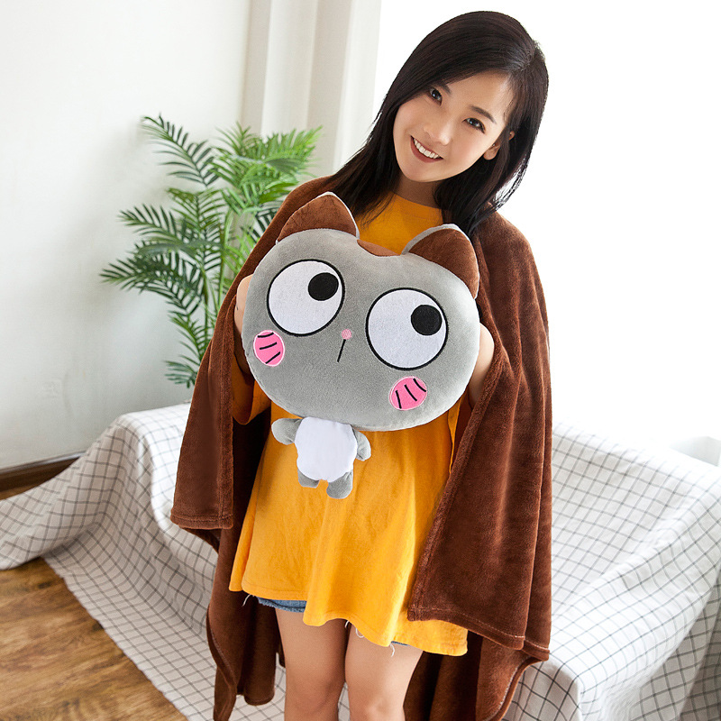 Bộ chăn gối ngủ văn phòng size lớn