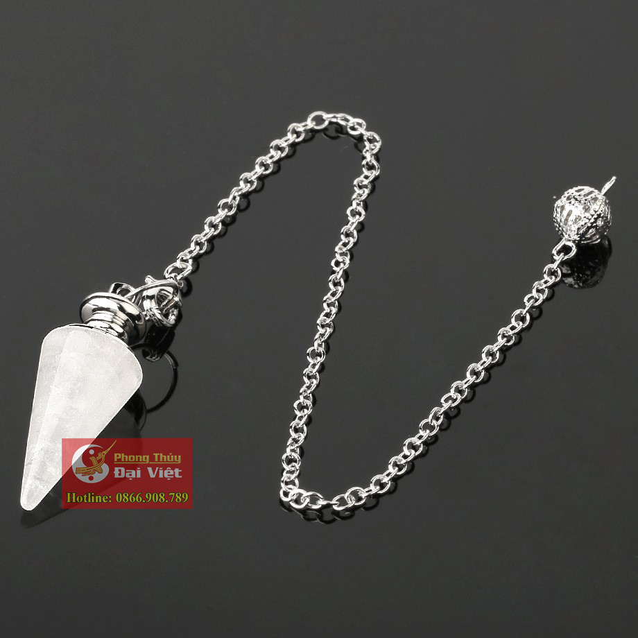 Lắc Cảm Xạ đá thạch anh Tự Nhiên