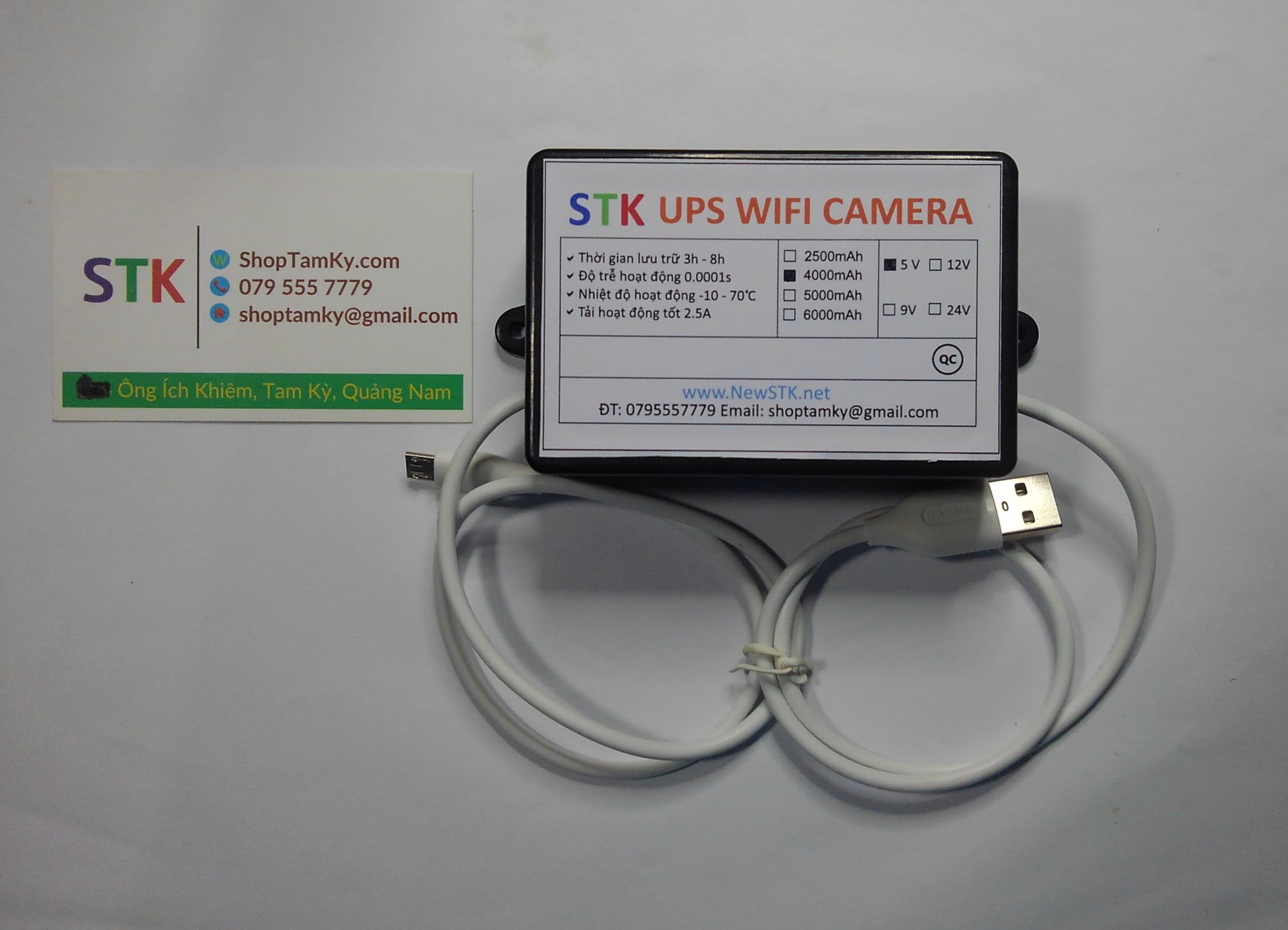 [STK] Nguồn dự phòng 5V - 4000mAh - UPS 5V