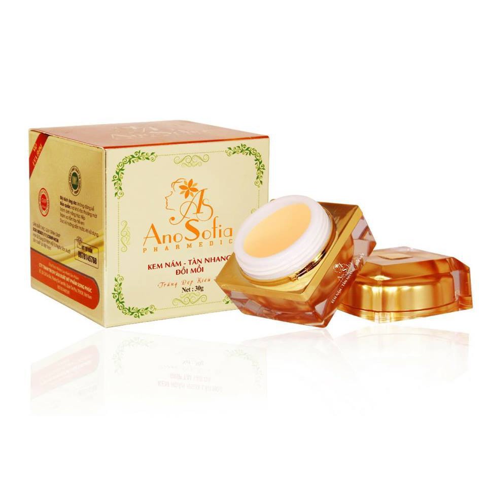Kem Anosofia nám – tàn nhang – đồi mồi 30g, cam kết sản phẩm đúng mô tả, chất lượng đảm bảo