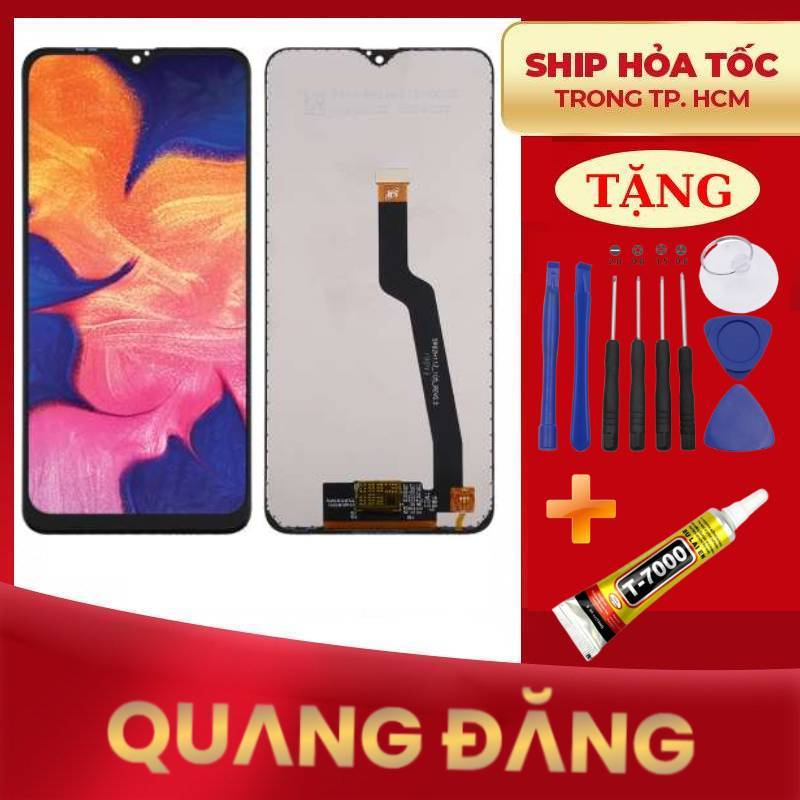 Bộ màn hình samsung a10 /a105f /m10 /m105f tặng keo dán và bộ sửa 9 món