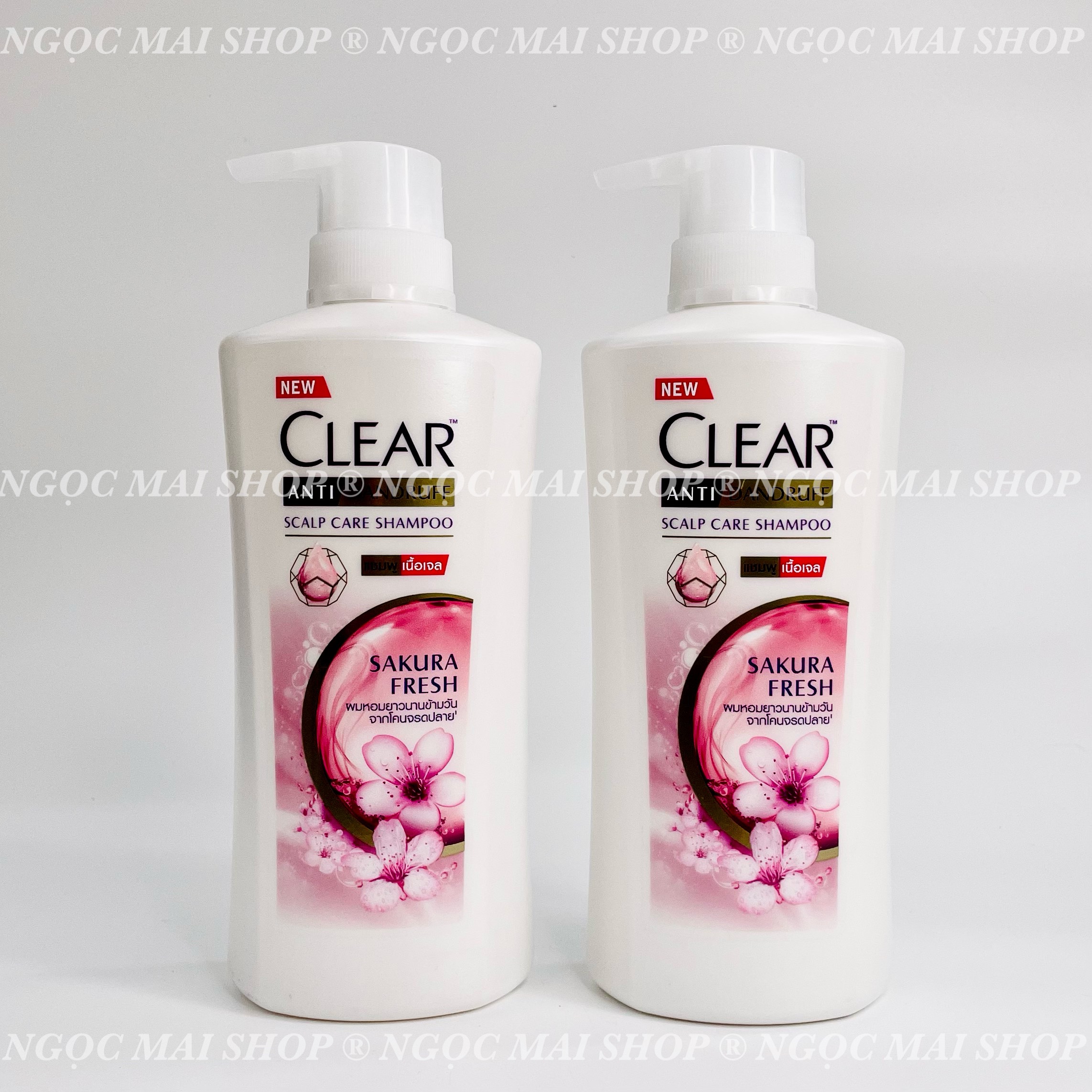 Dầu Gội Clear Bạc Hà Nữ Mát Lạnh (435ml- 400ml) Thái Lan