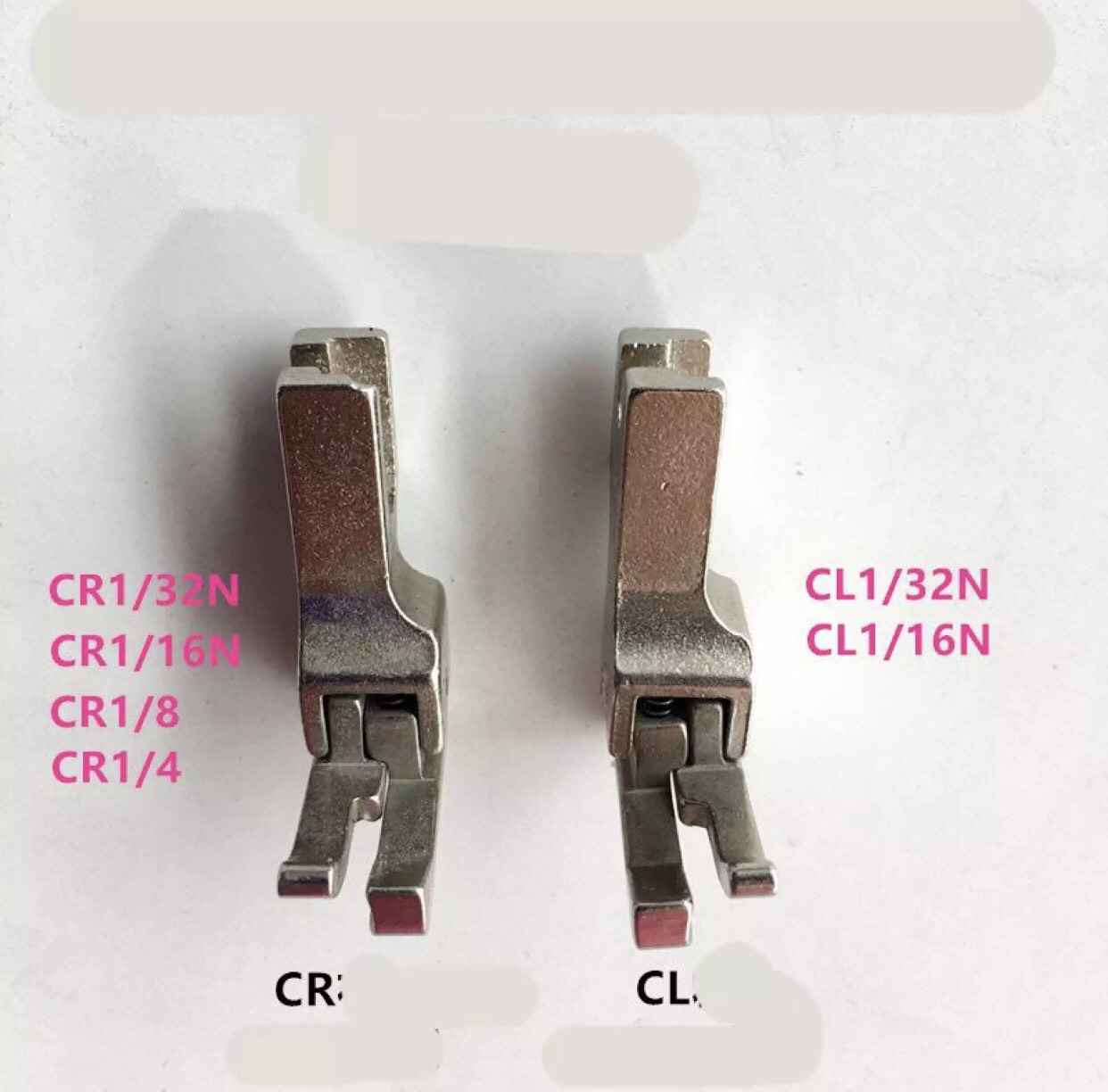 Chân vịt mí TRÁI PHẢI máy may công nghiệp 1kim SẮT