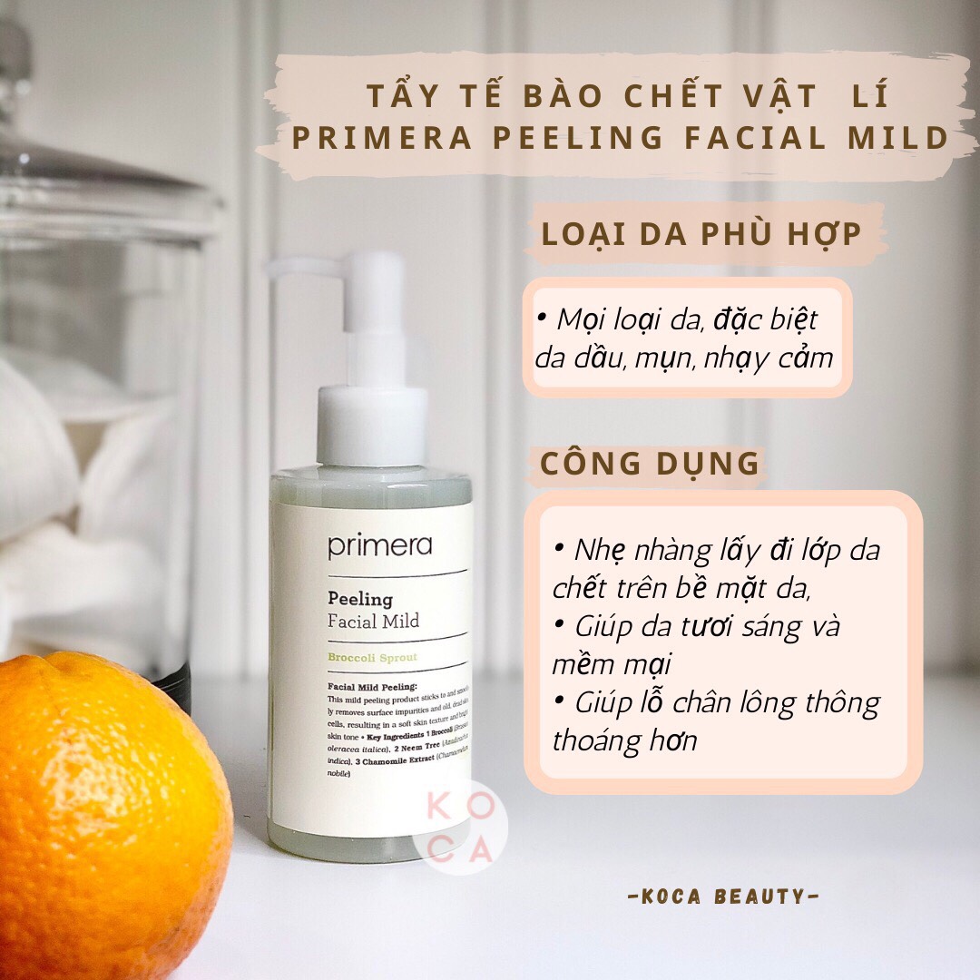 [PRIMERA] Tẩy da chết mặt Primera Peeling Facial Mild