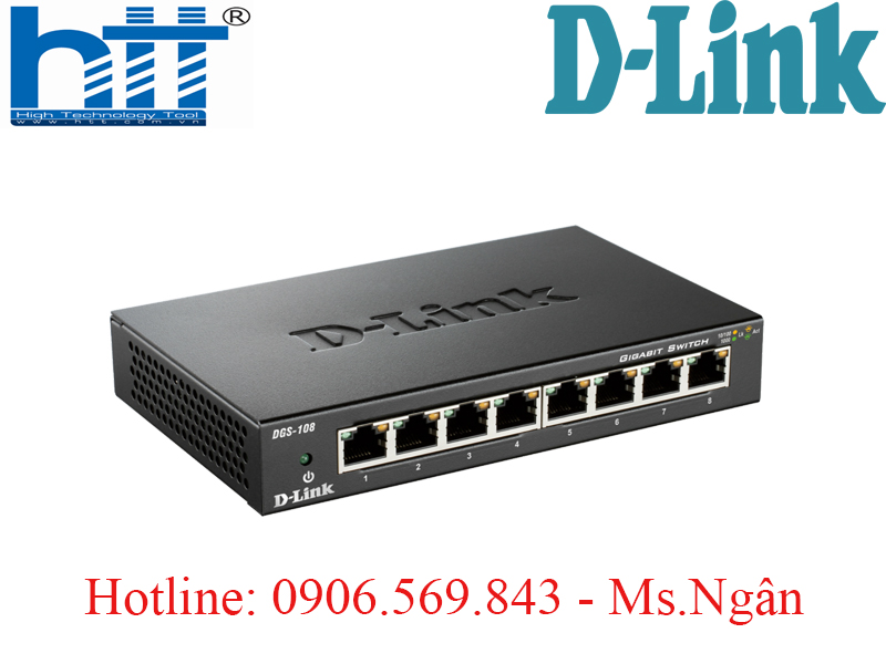 Bộ mở rộng Wifi D-link DGS-108