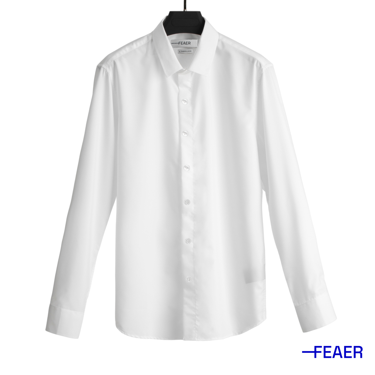 Áo sơ mi nam tay dài nam FEAER chất lụa thoáng, cao cấp Basic Long Sleeve