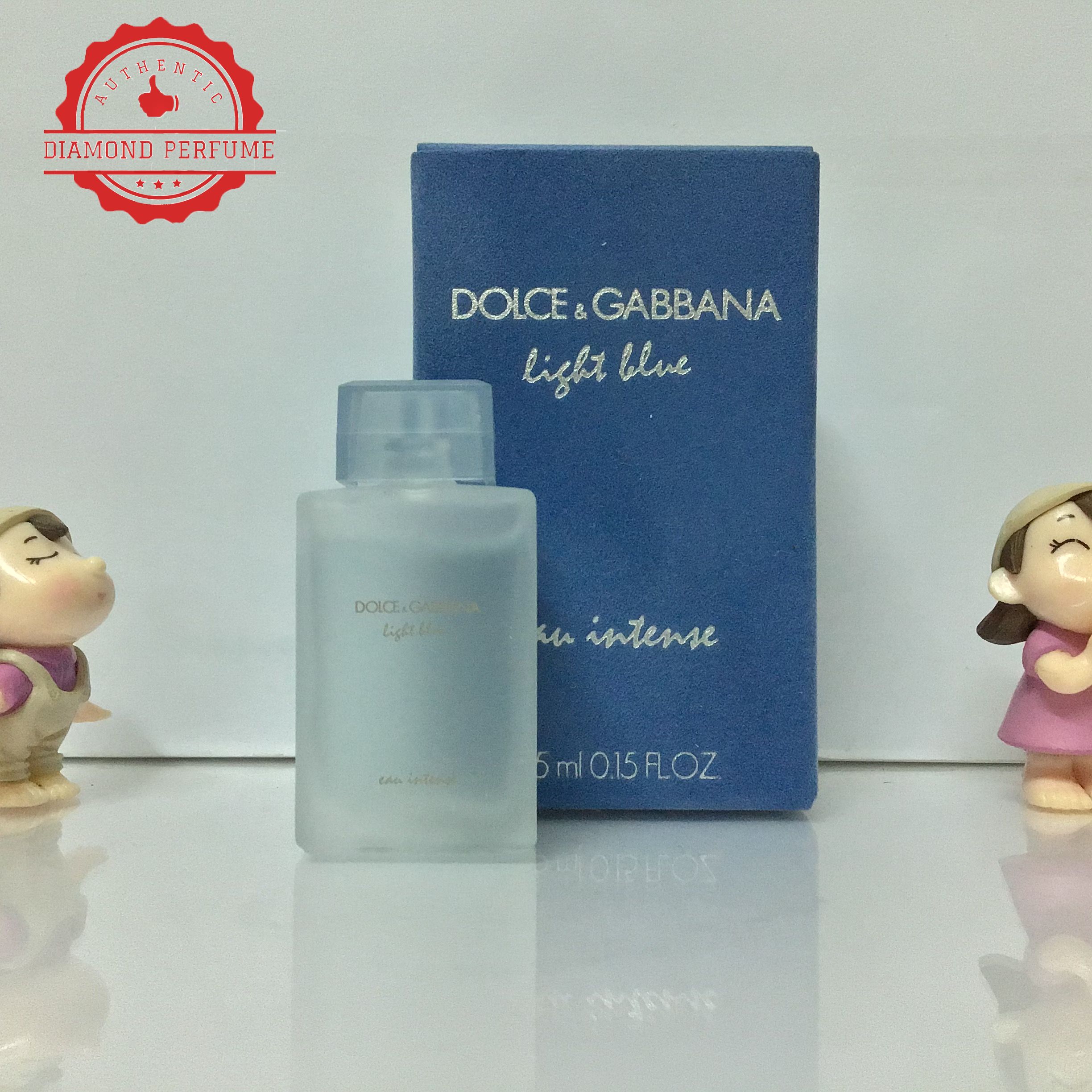 [ẢNH THẬT] Nước hoa mini nữ Dolce & Gabbana Light Blue Eau Intense EDP 4.5ml