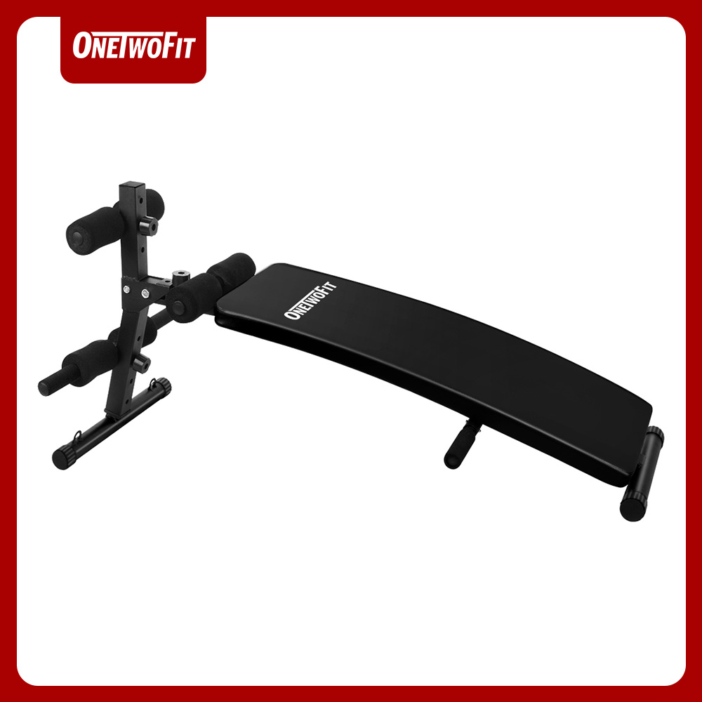 Onetwofit chair set abdominal curl, curved seat abdominal muscle training xuki machine abdominal muscle training multifunction home help create body fat reduction effect fruit