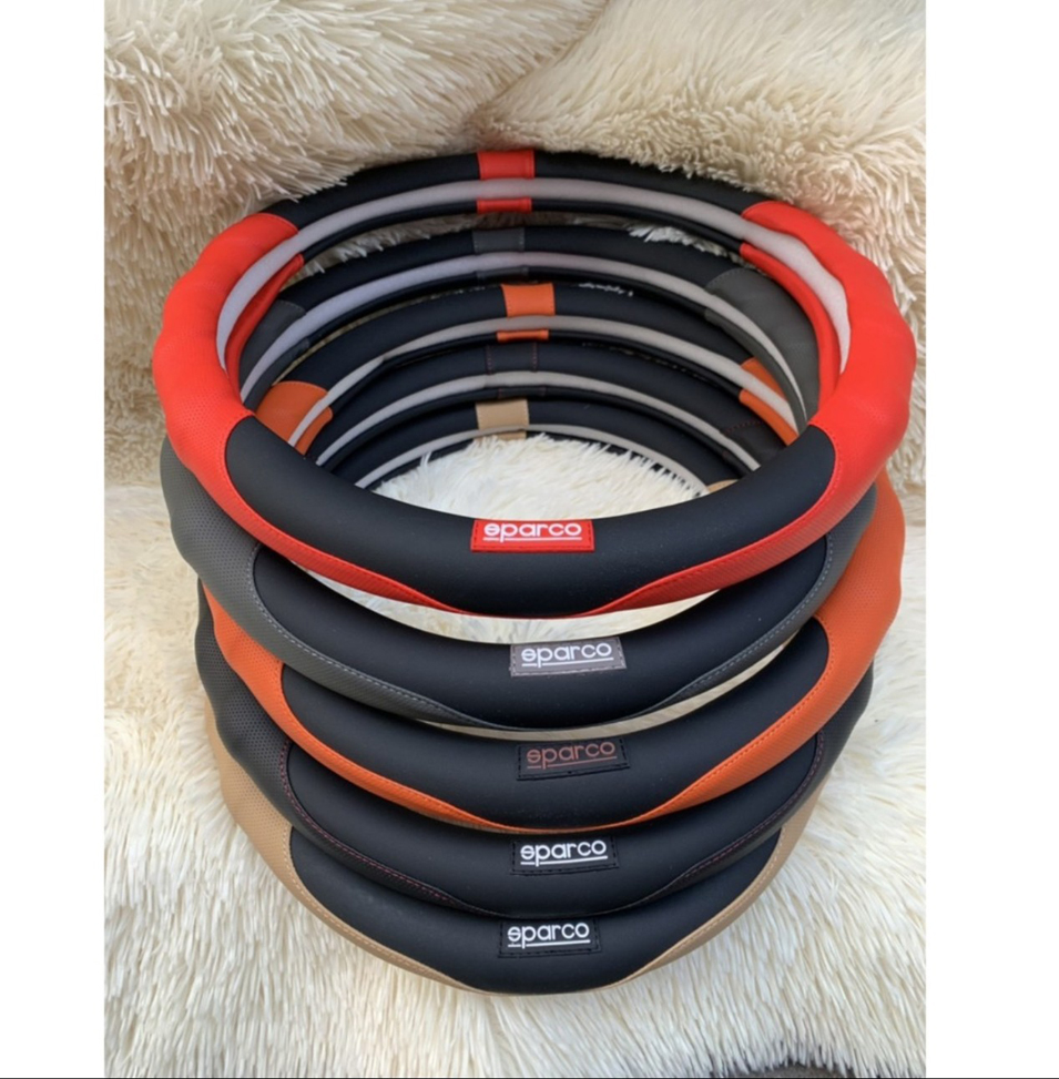 Bọc da vô lăng Sparco - bọc vô lăng da cao cấp đủ Mầu
