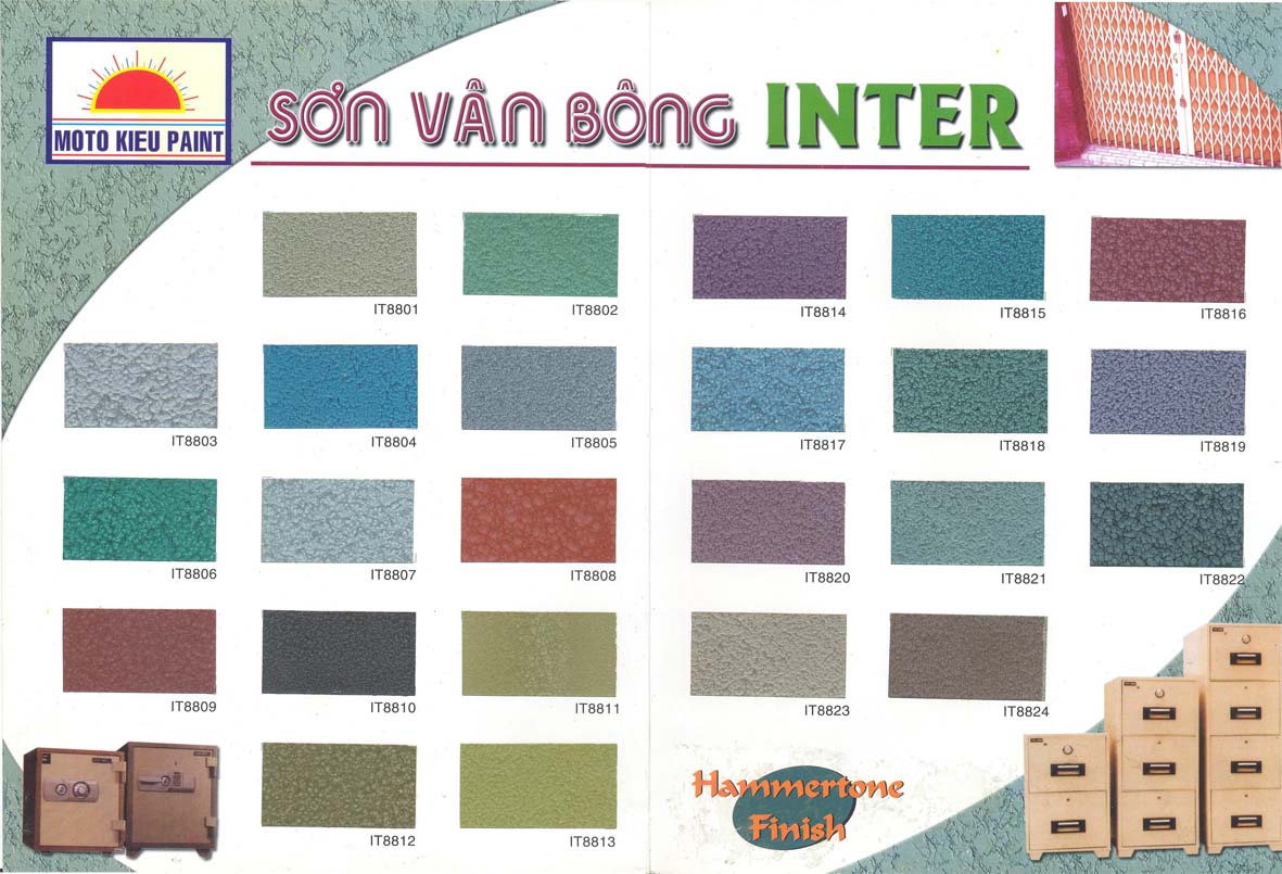 Sơn vân bông Inter Motokieu 1L