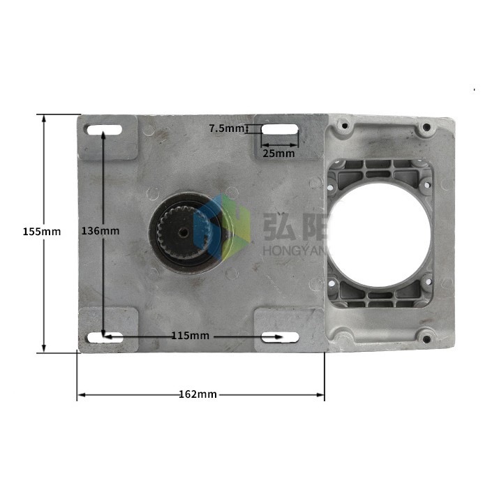 Hộp số giảm tốc Gang Pulley