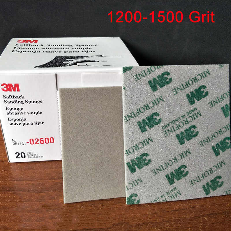 Nhám Xốp Mịn 3M 02600 MicroFine Softback Sanding Sponge (P1200-1500)
