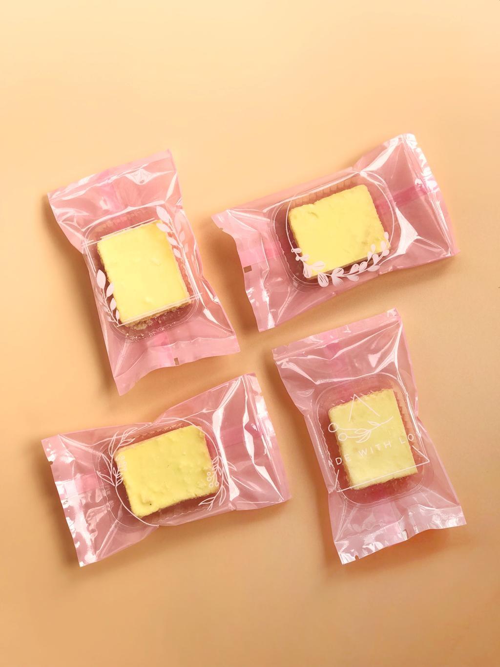 Túi đựng bánh quy, kẹo hoa lá set 100c màu bất kỳ